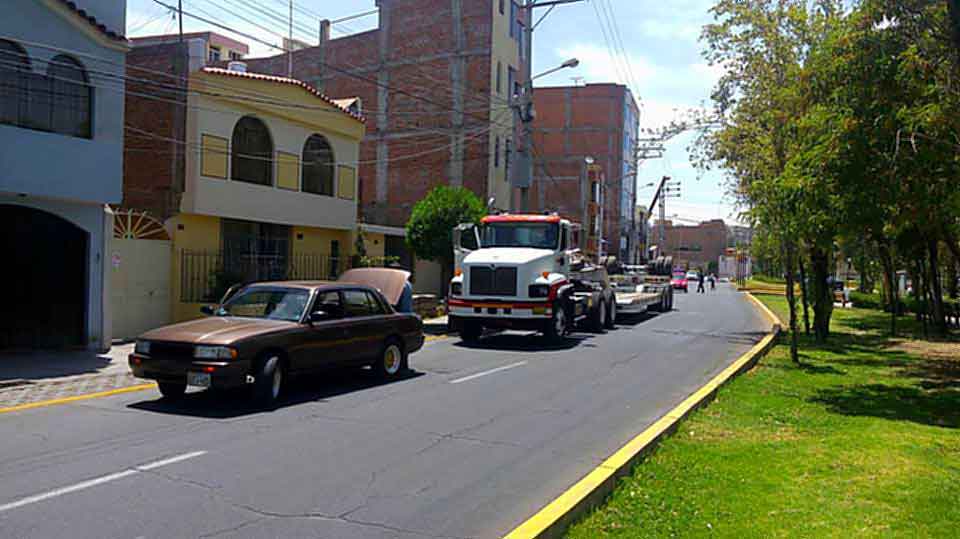 Alquiler de gruas en Arequipa