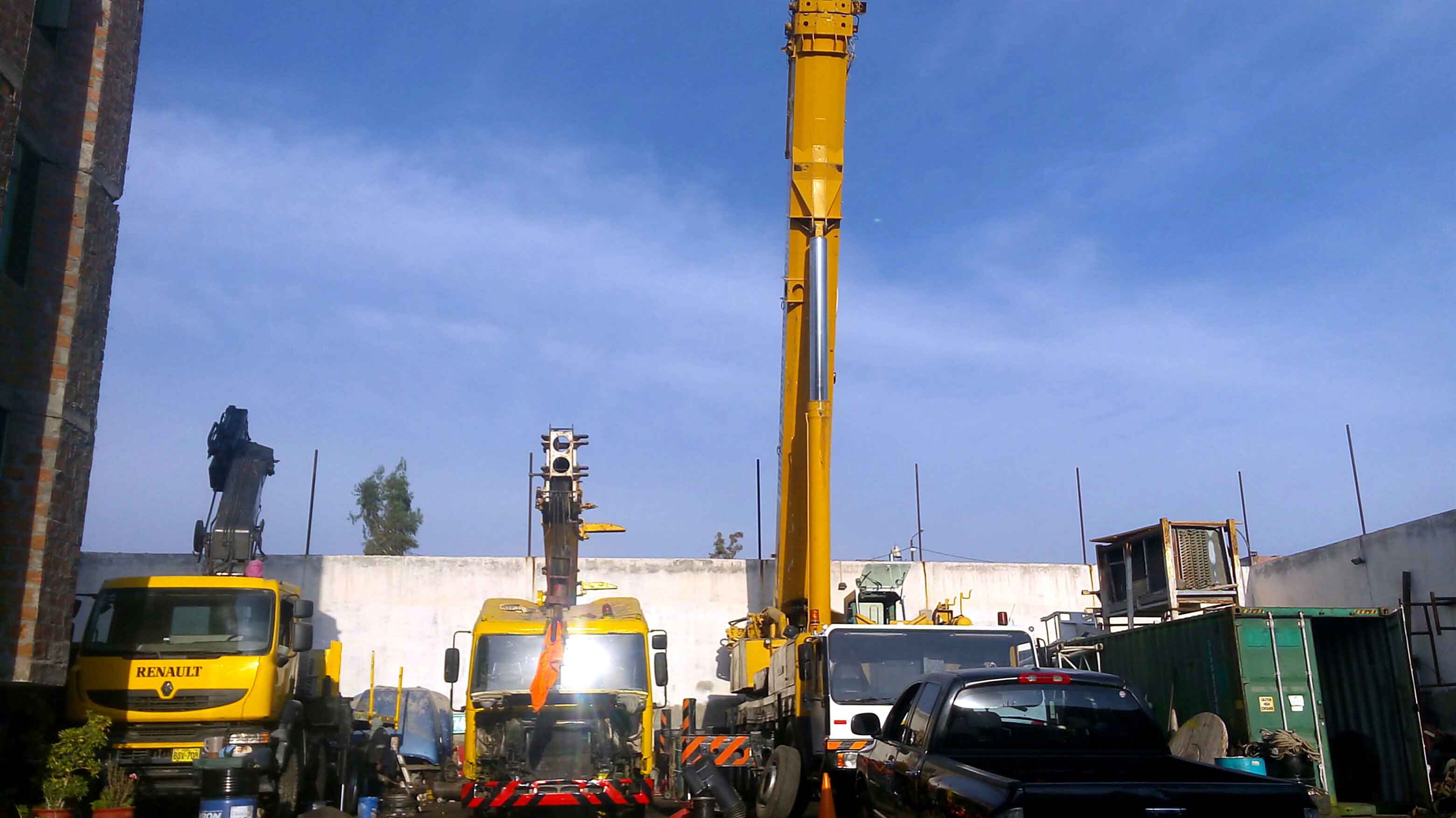 Alquiler de gruas en Arequipa